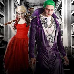 Disfraces de Joker & Harley Quinn